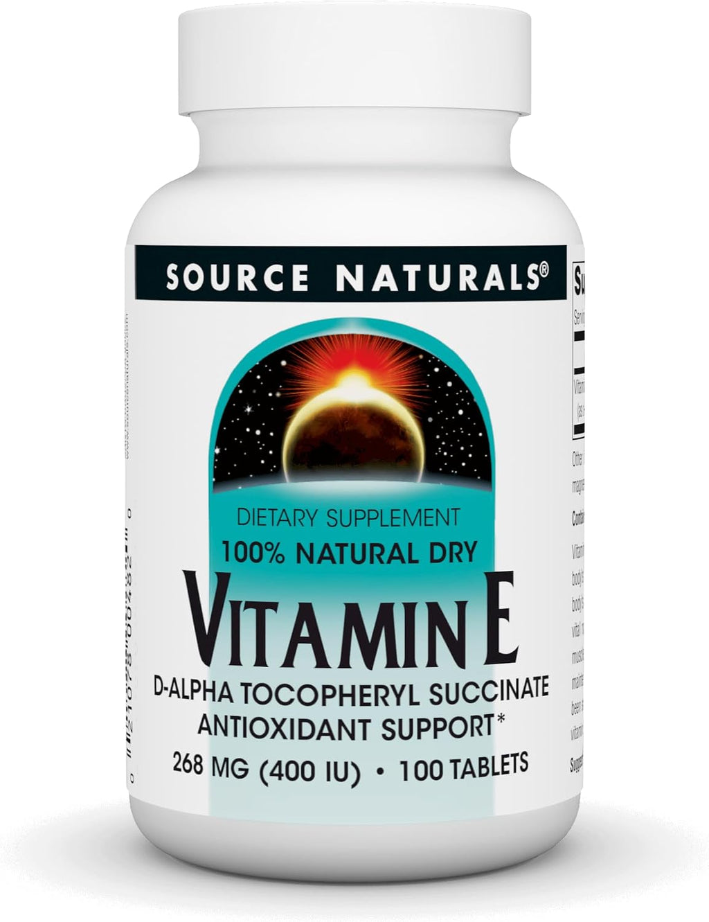 Source Naturals Vitamina E 400 IU - 250 Comprimidos