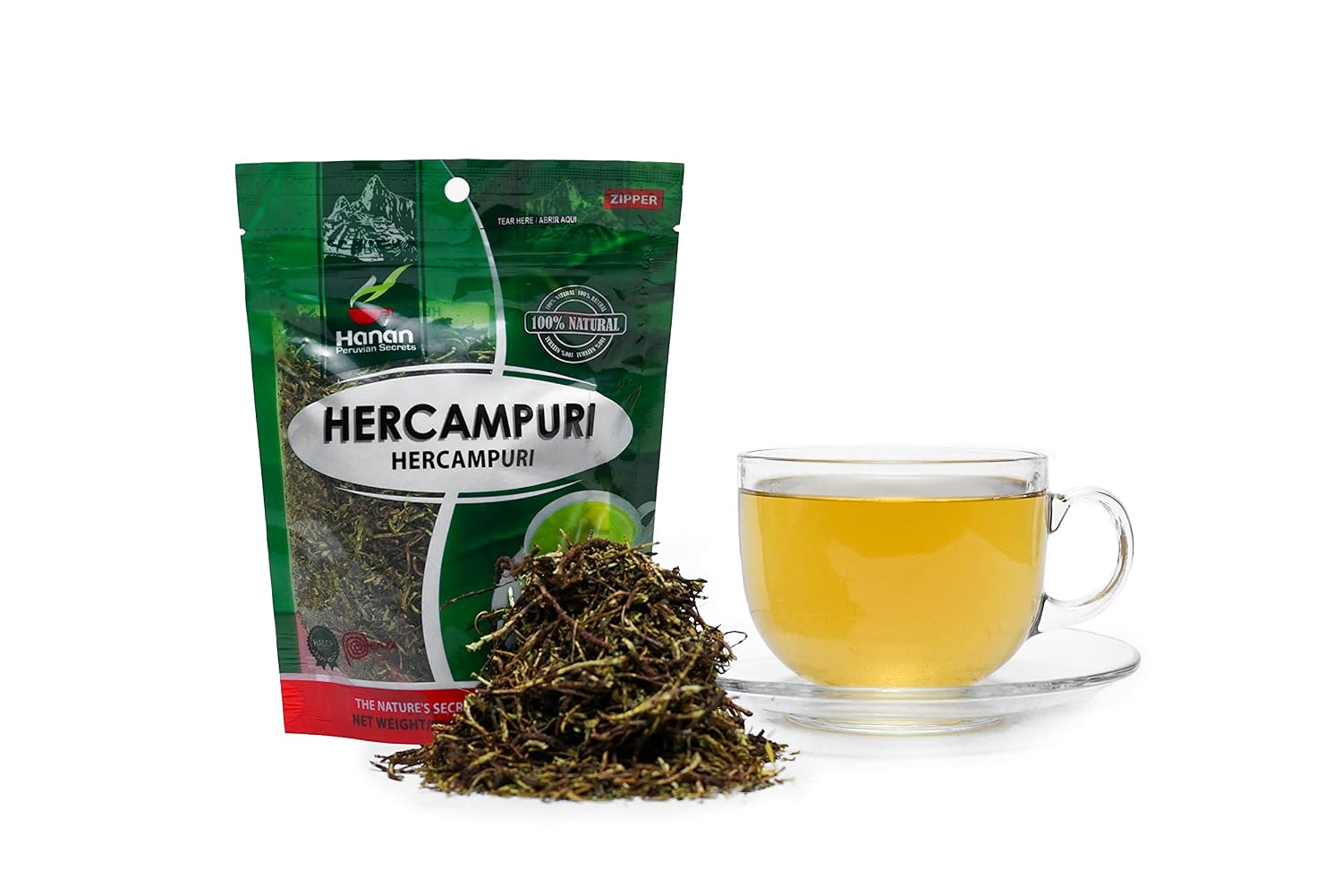 Hanan Peruvian Secrets Hercampuri - 100% Natural Gentianella Alborosea 40g - Infusión Depurativa