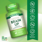 Nature's Truth Brain Up Cápsulas Blandas | 60 uds | con L-Teanina, Bacopa, B-12 y MCT