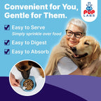 Pup Labs ProDenta - Polvo Natural para Eliminar Sarro y Mal Aliento en Perros, 180 Cucharadas