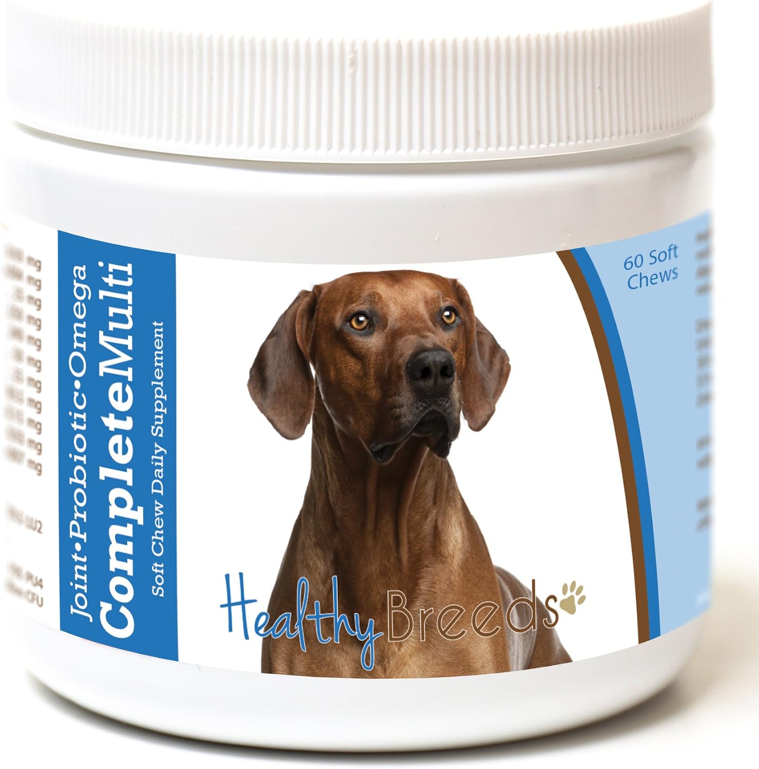 Healthy Breeds Rhodesian Ridgeback Multivitamínico Todo en Uno Masticable Blando 60 unidades
