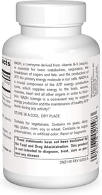 Source Naturals NADH 20mg – 10 Tablets for Energy and Mental Alertness