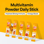 KWANGDONG Vita500 Multivitamin Powder Daily Stick - Vitamina C 500mg y Complejo B (30 Sobres)