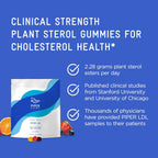 Piper LDL Clinical Strength Gomitas para el Colesterol Saludable (2280 mg de Ésteres de Esteroles Vegetales al Día) - Dos Paquetes de 60 Gomitas, Vegano