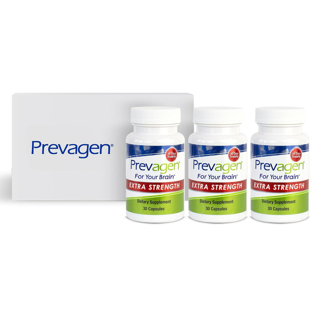 Prevagen Extra Strength - 90 Cápsulas (3 Meses de Suministro) | Formulado para tu Cerebro | 20 mg de Apoaequorina y Vitamina D3