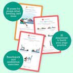 Cartas de Yoga Restaurativo para Principiantes: Posturas Suaves para la Relajación y la Sanación