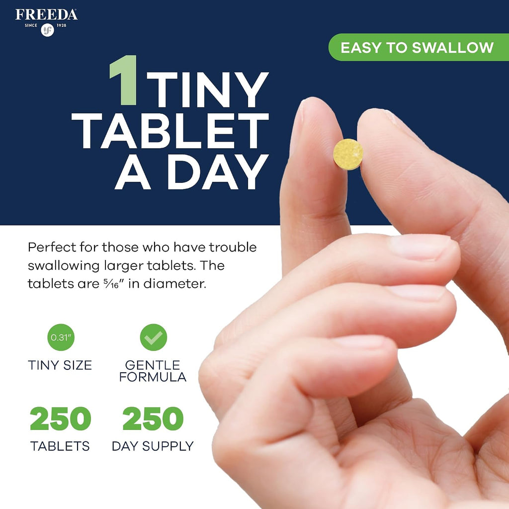 Freedavite Tiny Tablet - Multivitamin Moderate for Men & Women - 250 Tablets