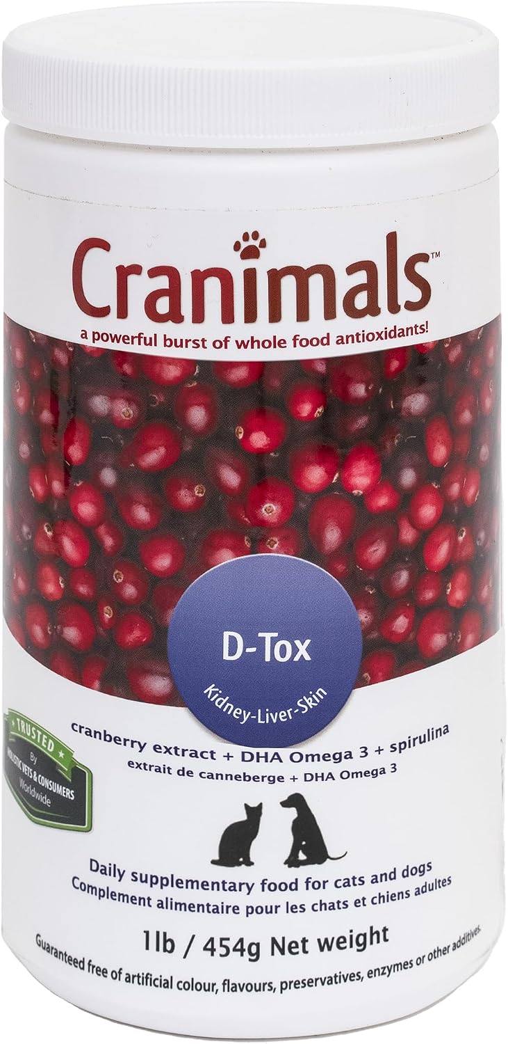 Cranimals D-Tox Multivitamínico Diario para Perros con Superalimentos