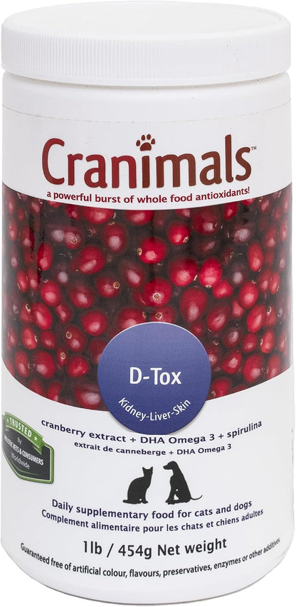 Cranimals D-Tox Multivitamínico Diario para Perros con Superalimentos – Image 1
