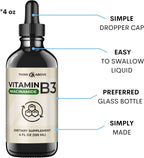 Suplemento Líquido de Vitamina B3 (Niacinamida) - Sin Flush - Absorción Rápida - 120 ml