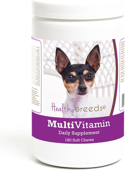 Healthy Breeds Toy Fox Terrier Multivitamin Soft Chew for Dogs 180 Count – Image 1