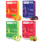 Glucose SOS Paquetes de Glucosa en Polvo con Dextrosa Natural, 12 Sobres - Sabor Agridulce