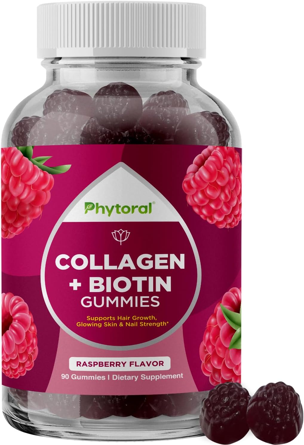 Gominolas de Colágeno Hidrolizado con Biotina para Mujer - Phytoral