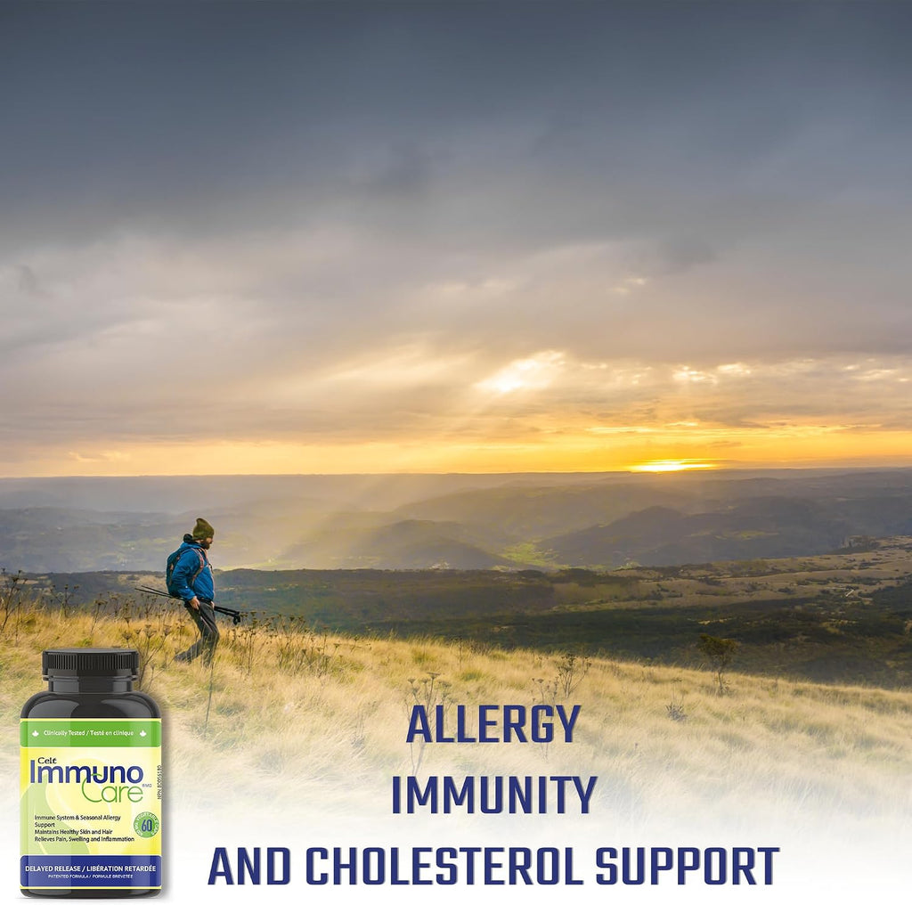 Celt Immunocare 60 cápsulas - Apoyo inmunológico, alivio de alergias estacionales y modulador de colesterol