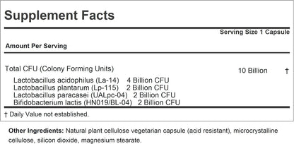 ANDREW LESSMAN Friendly Flora Probiotic 180 Cápsulas – 10 Mil Millones UFC, Mezcla de 5 Cepas Probióticas, Apoyo Digestivo e – Image 2
