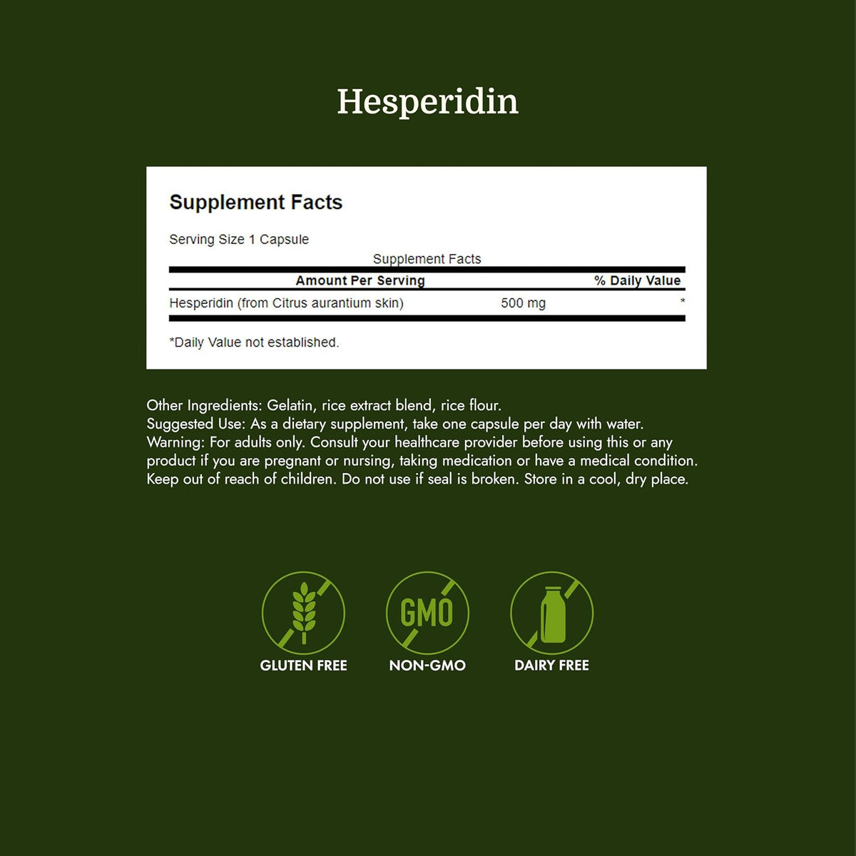 Swanson Hesperidina - Apoyo Cardiovascular y Antioxidante - 60 Cápsulas – Image 4