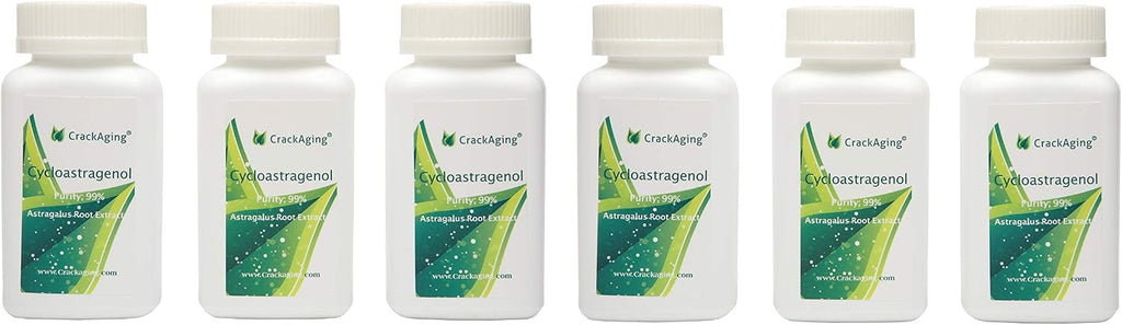 Crackaging Super-Absorption Cycloastragenol 98% - 180 Cápsulas (10 mg por cápsula)