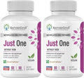 NatureGenX Just One Daily Multivitamínico Metilado - Sin Hierro con Metil B12 y Quatrefolic Metilfolato - 120 Cápsulas Veganas (2 Envases, 4 Meses)