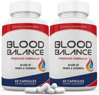 Justified Laboratories Blood Balance – 60 Cápsulas (Pack de 2) – Fórmula de Apoyo Circulatorio con Hierbas y Vitaminas