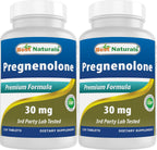 Best Naturals Pregnenolona 30 mg – 120 Comprimidos (Pack de 2)