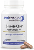 Patient One Glucose Care | Suplemento para el Apoyo Metabólico, Cardiovascular y Pancreático | con Cromo, Vitaminas B, Canela y Más | 120 Cápsulas