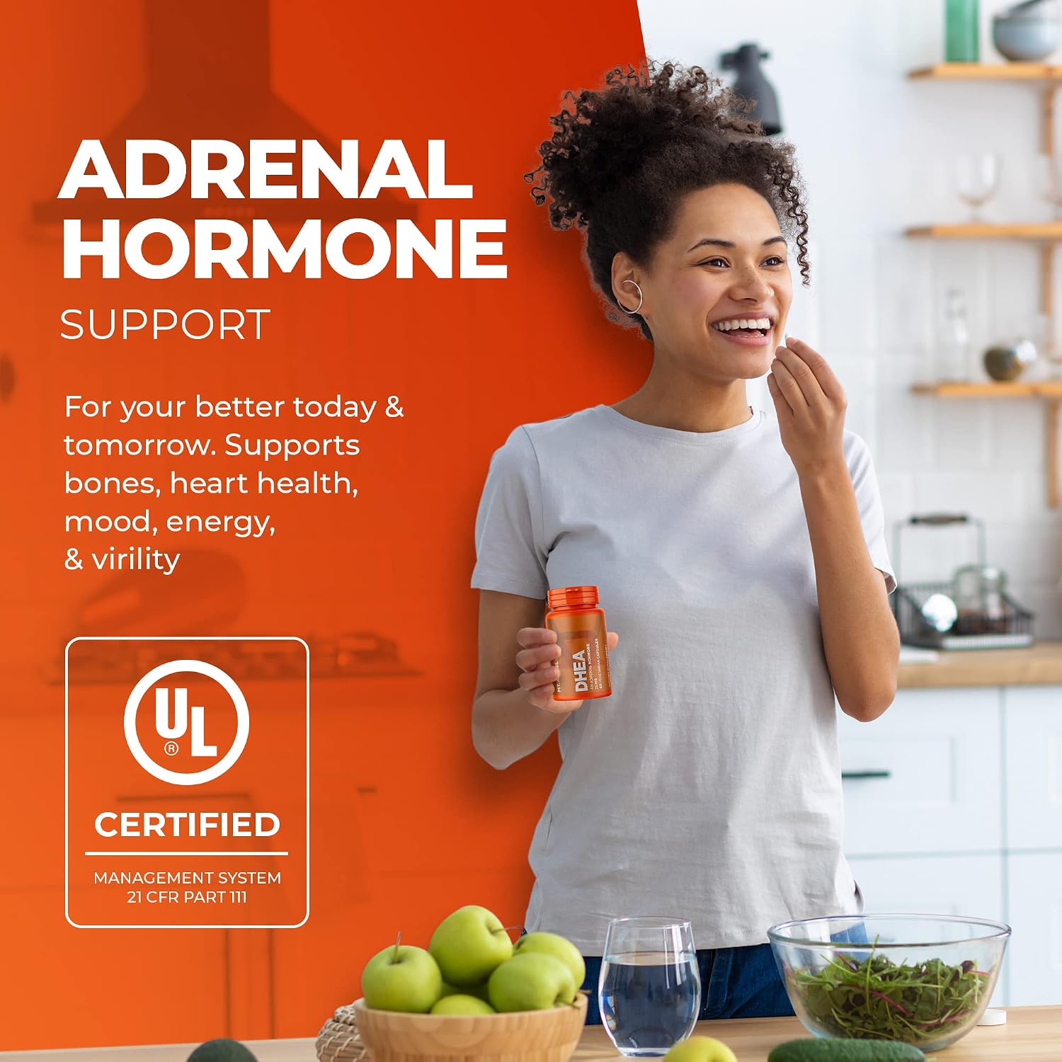 Mt. Angel Vitamins DHEA Puro 25 mg - 60 Cápsulas