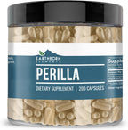 Earthborn Elements Perilla 200 Cápsulas, Puro y Sin Aditivos