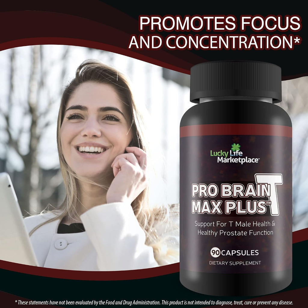 Pro Brain-T Max Plus - Suplemento para la Salud Masculina y la Próstata