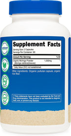 Nutricost Cápsulas de Moringa 500mg, 180 Cápsulas (90 Porciones) - Cápsulas Vegetales, No GMO, Sin Gluten