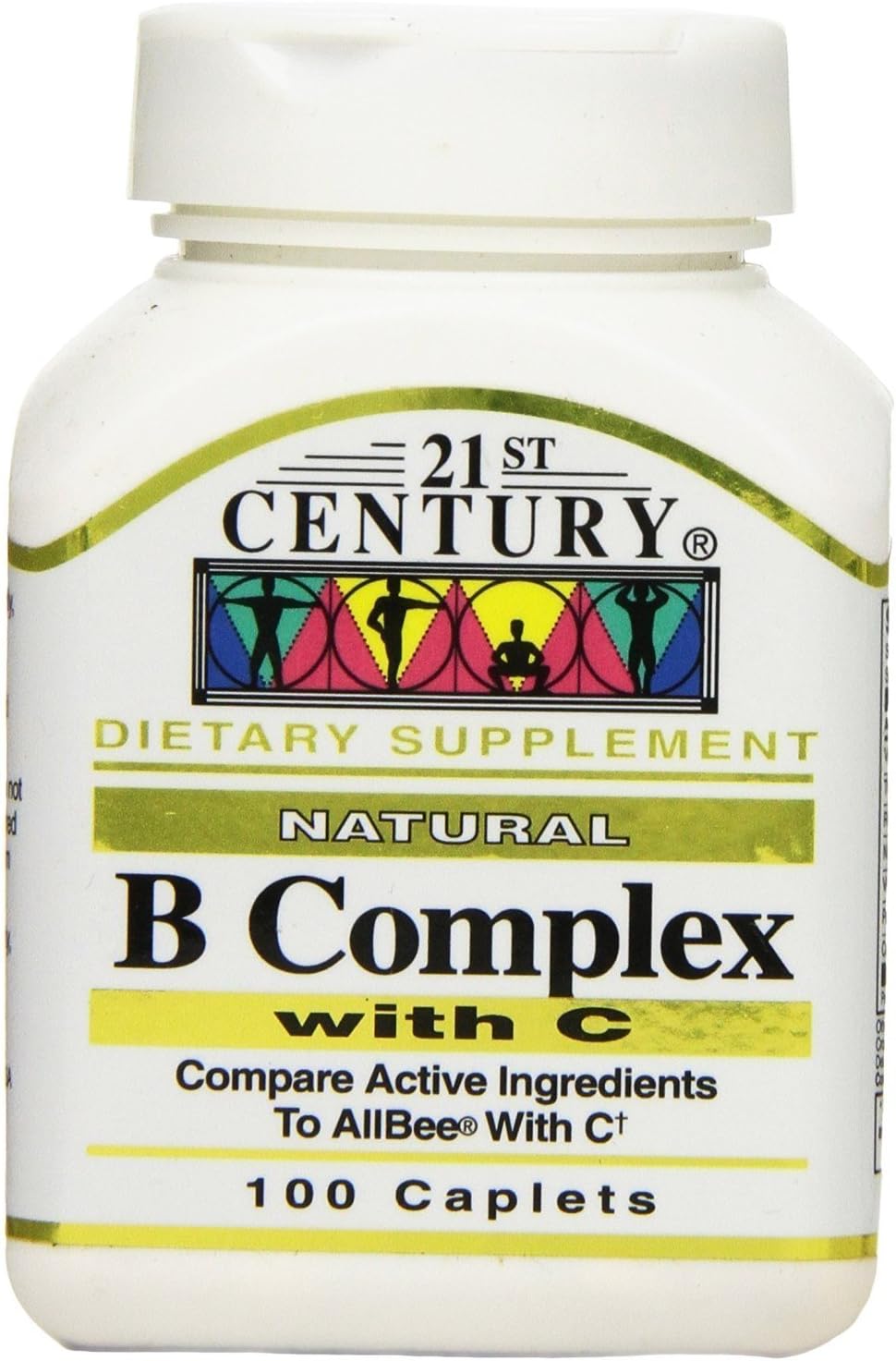 21st Century Complejo B con Vitamina C, 100 tabletas (paquete de 3)