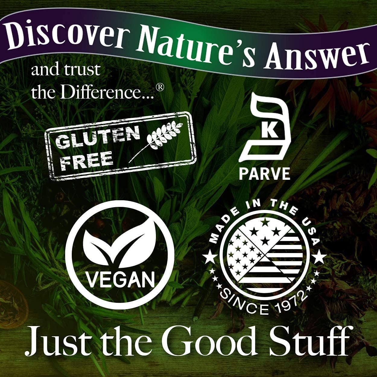 Nature's Answer Raíz de Escoba de Carnicero 1000 mg, 90 Cápsulas (Paquete de 2)