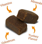 NutriSource AmpliFull Turkey Flavor Multivitamin Soft Chews para Perros, Suplemento Diario con Colostro Bovino, Vitaminas y Minerales Esenciales, 70 Chews (1 Pack)