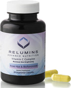 Relumins Vitamina C con Escaramujo - 1000 mg - 180 Cápsulas (30 Días)