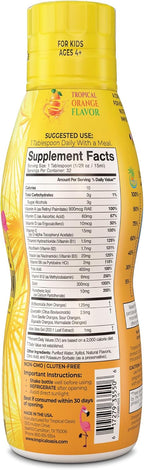 Multivitamínico Líquido Premium para Niños - 14 Vitaminas, Sin Azúcar, Sabor Natural - 473 ml