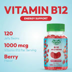 Human Beanz Vitamina B12 Metilada en Gominolas para Adultos, 120 Unidades