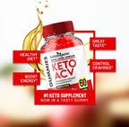 Ketologenic Keto ACV Gummies Avanzadas - Pack de 3 (180 Gominolas)