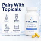 Augamis Tratamiento Hormonal para el Acné Femenino – Suplemento Libre de DIM para Piel Clara, Rostro y Cuerpo – 60 Cápsulas, 485 mg