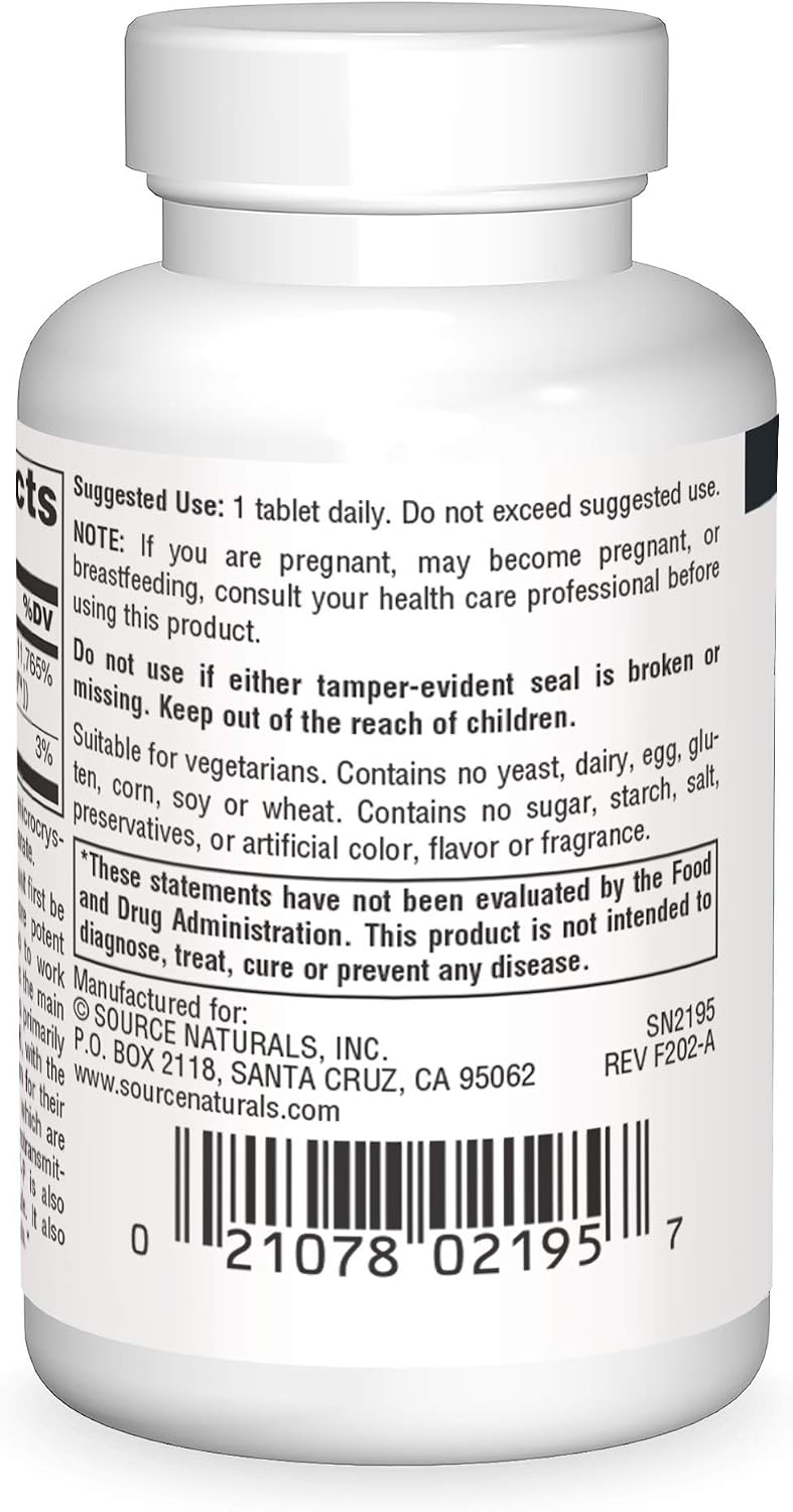 Source Naturals Coenzymated B-6 – Piridoxal Fosfato 333 mg – 30 tabletas