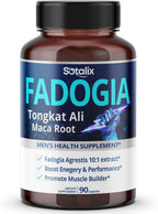 High Strength Fadogia Agrestis Cápsulas - Fórmula Concentrada con Maca Root - 90 Cápsulas