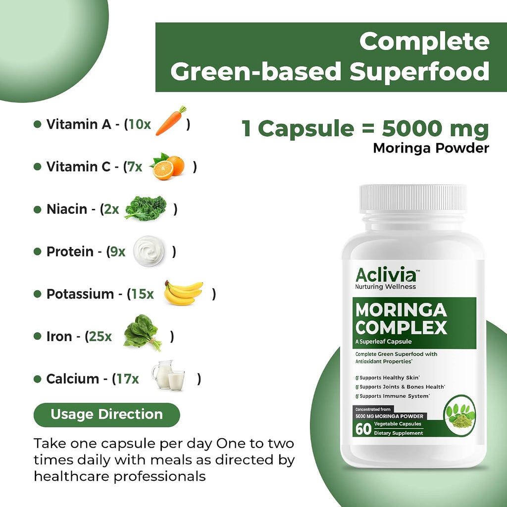 Moringa Complex - 5000mg - 60 Cápsulas