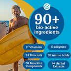 Xtendlife Total Balance Multivitamínico Premium para Hombres - 90+ Nutrientes - 30 Días