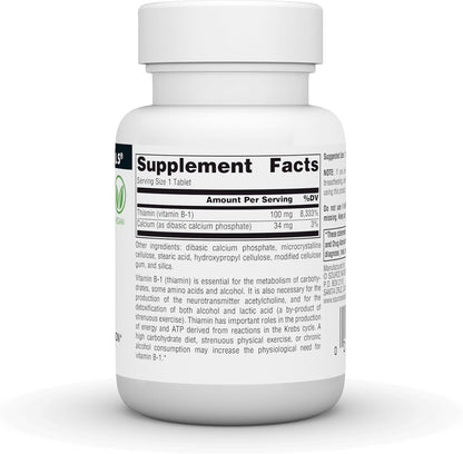 Source Naturals Vitamina B-1, Tiamina, 100 – Función psicológica normal: Contribuye a procesos cognitivos como la – Image 3