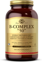 Solgar B-Complex 50 – Complejo B de Vitaminas, 250 Cápsulas Vegetales