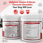 Multivitamínicos y Probióticos para Perros con Cúrcuma y Yucca - 60 Masticables