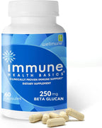 Immune Health Basics Ultra Strength Immunity - Beta Glucano 125 mg - 60 Cápsulas
