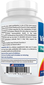 Best Naturals Vitamina B6 50 mg 250 Comprimidos (Pack de 2)