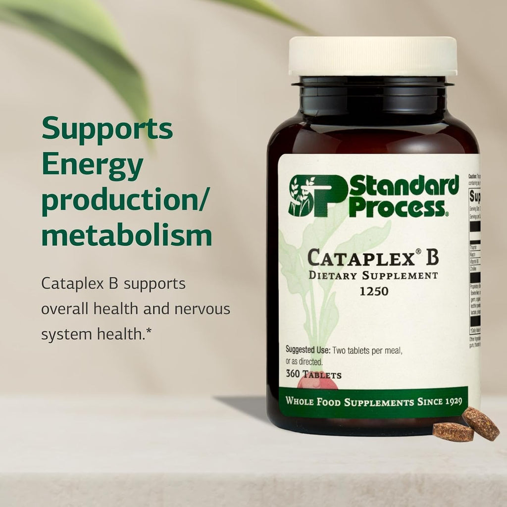 Standard Process Cataplex B – B Complex para el Corazón y el Sistema Nervioso (360 comprimidos)