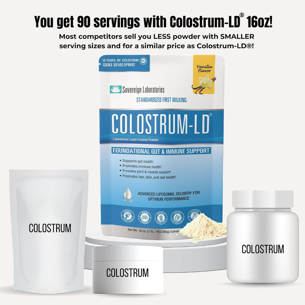 Colostrum-LD en Polvo, Sabor Vainilla Natural, 453g