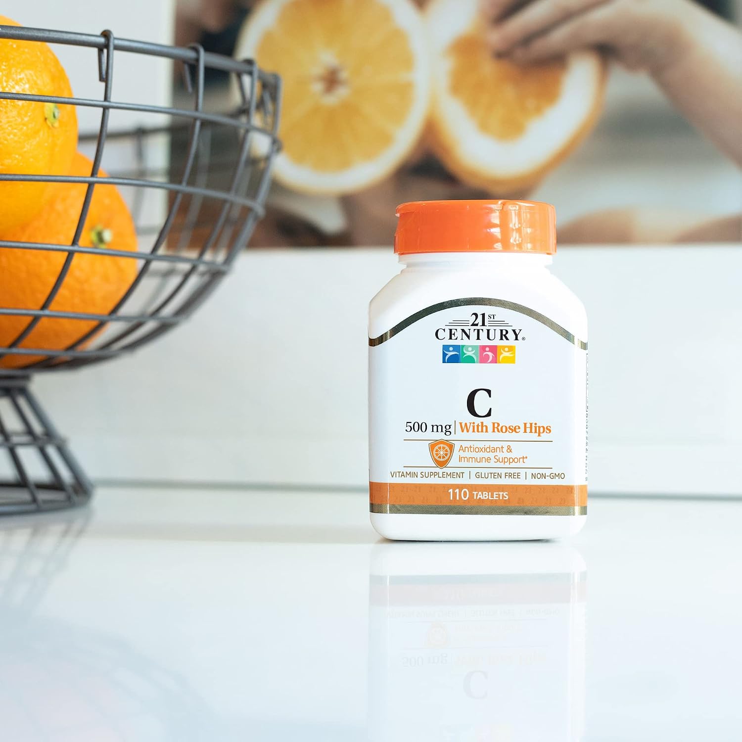 21st Century Vitamina C 500 mg con Escaramujo, 330 Comprimidos (Pack de 3)