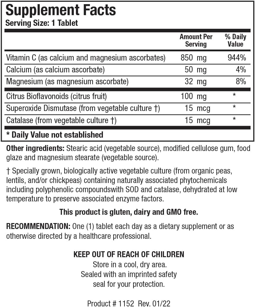 BIOTICS RESEARCH Bio C Plus 1000 - 100 comprimidos con bioflavonoides